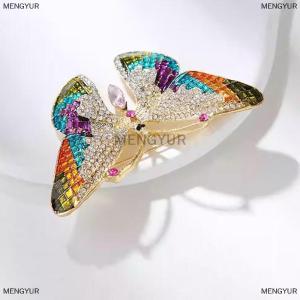 [COD] MENGYUR Fashion Butterfly Brooches For Women Girls Colorful Butterfly Pins Wedding Party Jewelry Daily Clothing Accessories Gifts