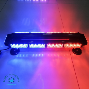 12V - 24V Red-Blue Magnetic Responder Emergency Light for Cars