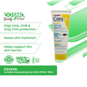 CeraVe Invisible Moisturizing Sun Milk SPF50+ 75ml