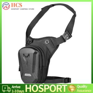 【HCS】Cycling Bag EVA Hard Shell Phone Waist Pack for Motorbike Riders - Waterproof Adjustable Ideal for Long Rides and Daily Commutes