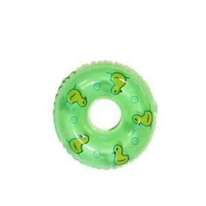 MIIQNUS PVC Dollhouse Miniature Swimming Ring Yellow Duck Dolls Accessories Duck Bathing Float Lifebelt Model Kids Pretend Play Toys DIY Mini Rings Swimming Toy Dollhouse Accessories