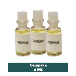 Minyak Wangi Parfum Tahan Lama MELATI KASTURI MISIK PUTIH CEMPAKA Isi 4 ML-3 Botol Pria Wanita