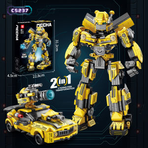Đồ chơi trí tuệ lắp ráp siêu xe từ nhiều mảnh ghép lắp ráp Optimus Prime Bumblebee