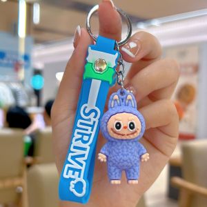 Cute Bucktooth Baby Key chain PVC Doll Pendant Key ring Pendant LABUBU Bag Pendant Couple Gift