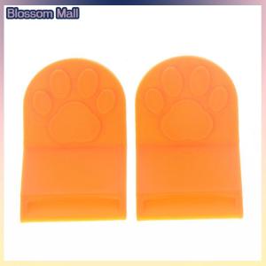 [Blossom] 2Pcs Cat Food Can Opener Pet Cat Cog Food Bottle Opener Portable Non-Slip Easy Grip Easyclean Material Kitchen Tools