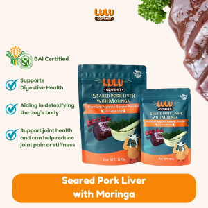 Lulu Gourmet Appetite Booster with Moringa Pet Food Topper for Dogs & Cats 100% All-Natural