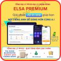 ELSA Premium 3 Tháng bao gồm (ELSA Pro, ELSA AI và Speech Analyzer). 