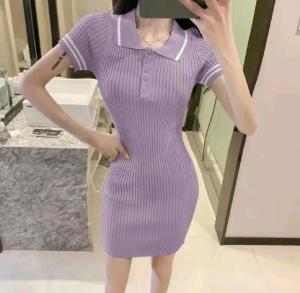 Ami Collection - Dress Knit Midi Rajut Bodycon Size / Dress Midi Wanita / Dres Rajut Midi / Bodycon Dress / Dress Bodycon Midi