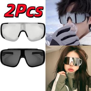 【2Pcs】UV400 Shades Cycling Sunglasses Bicycle Glasses Fishing Men And Womens Sunglasses Transparent Sungl