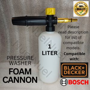 BLACK AND DECKER / BOSCH FOAM CANNON FOR PRESSURE WASHER PW1400S PW1470TD AQUATAK 100 AQT 33-10