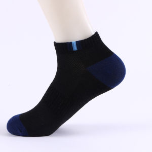 FYKS129 Kaos Kaki Pendek Motif Garis Kaos Kaki Fashion