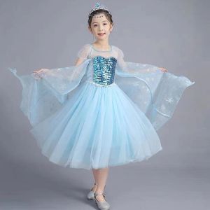 Frozen Dress Elsa Costume Princess Dress for kids