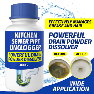 Pipe Dredging Agent Pipe Unblocking Maintenance Agent Drain Cleaner Powerful Clog Remover 3s Unclog Bathroom Toilet Sink Clogging Cleaning Tools