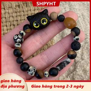[COD] SHPYHT Giao hàng địa phương New Dễ Thương Nhỏ Màu Đen Mèo Vòng Đeo Tay Cho Phụ Nữ Người Đàn Ông Thời Trang Vui Phim Hoạt Hình Động Vật Đính Cườm Vòng Đeo Tay Hợp Thời Trang Vài Người Bạn Đồ Trang Sức Quà Tặng