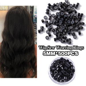 Wig Sew Weaving Rings Rubber Hair Extension Lock Micro Rings