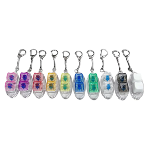 Ergonomic 2-Key Keyboards Keychain Clickers Toy for Office Workers Students Anxiety Reduction