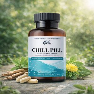Herbal Wellness Complex 1200mg Ashwagandha Rhodiola Rosea 5HTP Holy Basil Daily Mental & Emotional State Support Dietary Supplement