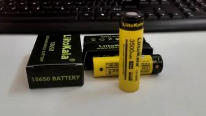 LiitoKala 18650 3500mAh Rechargeable Battery Lii-35S 3.7V Li-ion Flat head Lithium Battery by Bushcraft Malaya Shipment within 24 hours
