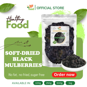 3FFOOD SOFT-DRIED BLACK MULBERRIES Helps Lose Weight Beautify Skin Snacks