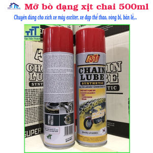 Mỡ bò dạng xịt Chain Lube chịu nhiệt tra xích chống văng cho xe exciter xe đạp thể thao