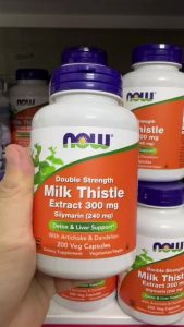Now Milk Thistle Extract 300 mg viên uống hỗ trợ thanh lọc giải độc gan bảo vệ sức khỏe gan - - Phù hợp với người quan tâm đến các sản phẩm thảo dược nguồn gốc thực vật - Hỗ trợ duy trì sức khỏe tổng thể khi kết hợp cùng chế độ ăn uống và sinh hoạt hợp