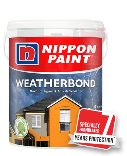 Nippon Paint Weatherbond Exterior Wall (1L/5L/15) - Top Coat ...