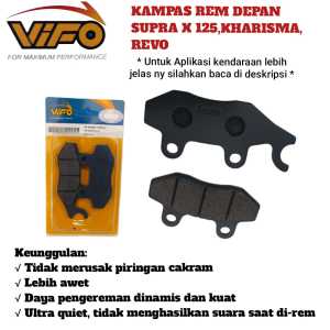 Kampas Rem Depan Supra X 125/FIT/110 Kharisma Revo Tiger 2000 Vifo Original 06455 KR 3