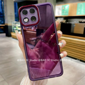 ด้วยฟิล์มเลนส์ เคสโทรศัพท์ Phone Case Honor 200 Smart Honor X7c X9c X6b 5G 4G ใหม่ เคส การ์ตูนน่ารักแฟชั่นเทรนด์เรียบง่ายห่อแบบนิ่มป้องกันการตก เคสโทรศัพท์ Cover 2024