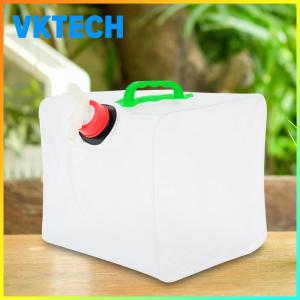Vktech 5L/10L/15L/20L Camping Bucket Water Storage Portable Water Carrier Bag Large Capacity No Leakage Camping Equipment Supplies