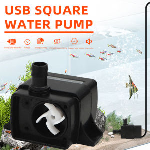 Bơm USB mini hộ gia đình chìm Máy bơm nước 5V Máy bơm nước cho cho nuôi cá bể đài phun nước ao hồ cá
