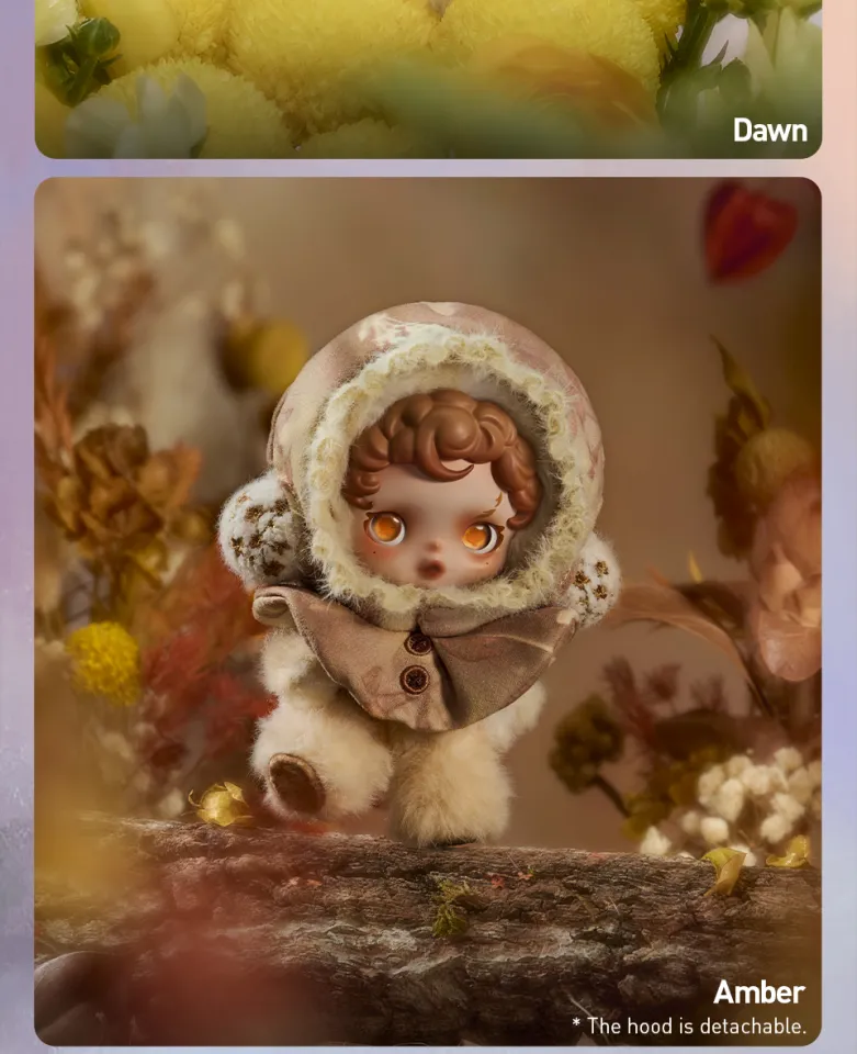 最終値下げ　POPMART 公式SKULLPANDA Dawn Amber POP MART SKULLPANDA L'impressionnisme Series Plush Doll