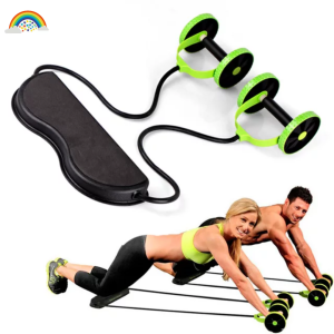 RL Revoflex Xtreme Roller Abdominal Wheel AB Trainer Exercise Work Out Gym AB Rollers Fitness Equipment
