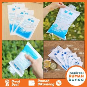 Thermafreeze Therma Ice Pack Isi 12 ice gel Lembaran Pengganti Dry Ice Original Ice Cooler Bag 400ml Menjaga Suhu Dingin Pendingin