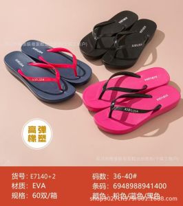 [Free Shipping] Wuchuan Shoe Factory Thick-Soled Non-Slip WomenS Slippers For Home And Outdoor Wear Durable EVA Flip-Flops Summer New Style 2026