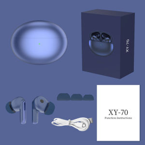 Cross-border hot anc Bluetooth Headset xy70 in-Ear enc Call Noise Reduction Wireless Bluetooth Headset Sports 5.3
