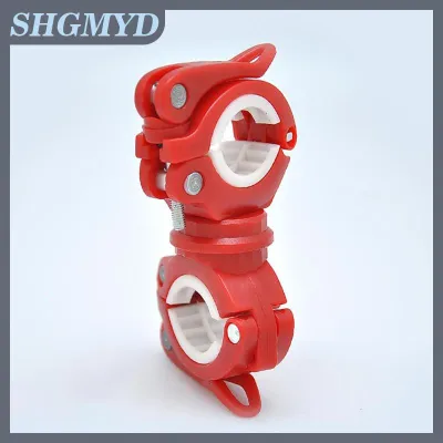 SHGMYD 360 ° xoay đi xe đạp clip kẹp đèn pin gắn kết chủ xe Đạp Xe Đạp dẫn ánh sáng đèn pin Torch Mount chủ Phụ Kiện Xe Đạp