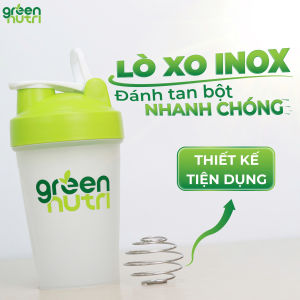 Bình Lắc Green Nutri Có Quai Xách (400ml) |Hàng tặng kèm khi mua sữa ngũ cốc Green Nutri