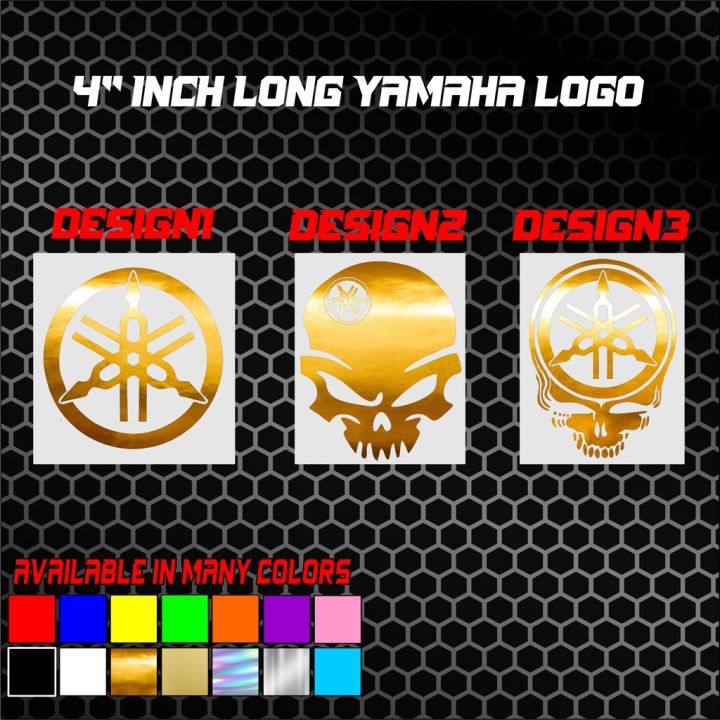 yamaha logo yamaha skull logo sticker | Lazada PH