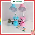 Đèn học để bàn hươu 5 W đèn học chống cận cho bé ánh sáng vàng 3 màu đáng yêu tiện lợi bảo vệ mắt cho học sinh. 