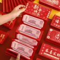 Chinese Red Envelopes Packet 6 Card Slot Folding Money Envelopes Blessing Hong Bao With Hot Stamping Tassels Design Red Card Money Packets For Wedding Birthday Friend Lover Gift -livinghealthy. 