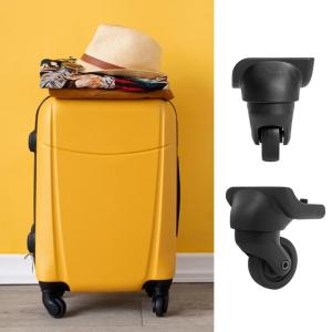 4pcs thực tế bánh xe Vali thay thế yên tĩnh Spinner bánh 360 độ xoay thay thế phụ kiện cho hành lý