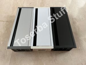 GROMMET ALUMINIUM UKURAN 30 CM 30CM ISI 3 TIGA LUBANG PENUTUP TEMPAT DUDUKAN STOP KONTAK JALUR KABEL BAHAN ALUMINIUM WARNA UKURAN BISA CUSTOM PUTIH HIITAM SILVER PREMIUM KEKINIAN