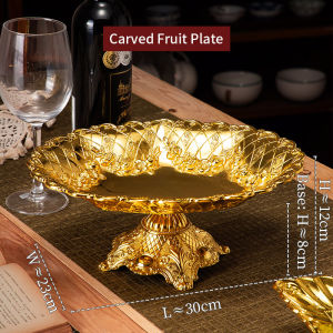 จานผลไม้ไทยน้ำชาในห้องนั่งเล่นมีน้ำหนักเบาสะดวก 2025 สมัยใหม่จานผลไม้แห้งจานสูงทรงสูงรองรับน้ำหนักได้ดีเหมาะสำหรับใช้ในครัวเรือนรับประทานอาหาร