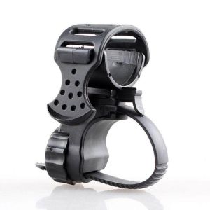 360° Bicycle Flashlight Lamp Holder Degree Rotating Bicycle Led Light Clip Bicycle Handlebar Cycling