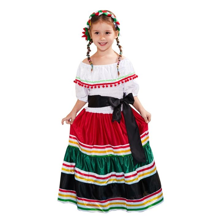open lace back dress Amazon.com: Xtinmee 2 Pcs Girls Traditional Mexican Fiesta Dress Kit with  Flower Headpiece Cinco De Mayo Party Costume, Medium size : Clothing, Shoes  & Jewelry