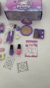 Childrens Makeup Cosmetics Cosmetics Pouch Full Set of Toys Girls Playing House Lipstick