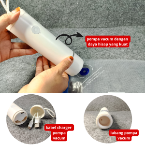 MVS-19 Alat Vacuum Mini Khusus Plastik Ziplock Sous Vide Zipper Bag Serbaguna