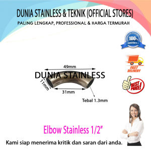 Elbow Stainless 1/2" 201