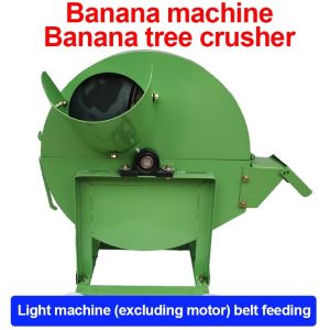 【NEW ARRIVED】CHUANGCHAO Banana Machine Banana Tree ShredderBanana Tree Crusher  Home Small 220v Electric Grass Cutter Cattle And Sheep Breeding Grass Cutter