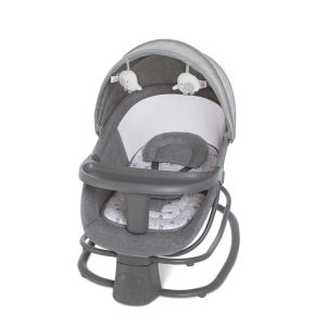 Nôi ru ngủ thư giãn kết hợp ghế ngồi ăn dặm đọc sách cho bé Mastela 8113/14 - Ghi sáng/ghi đậm